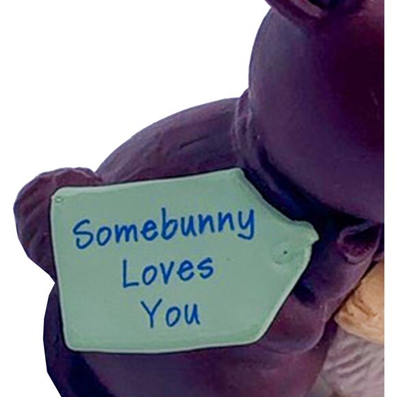 Rare 1992 Hallmark Keepsake Easter Ornament Somebunny Loves You in Mint Box - Picture 8 of 8